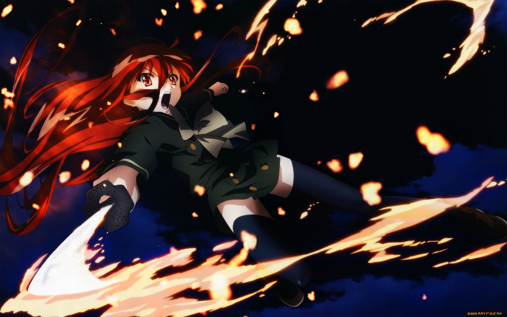 , shakugan, no, shana